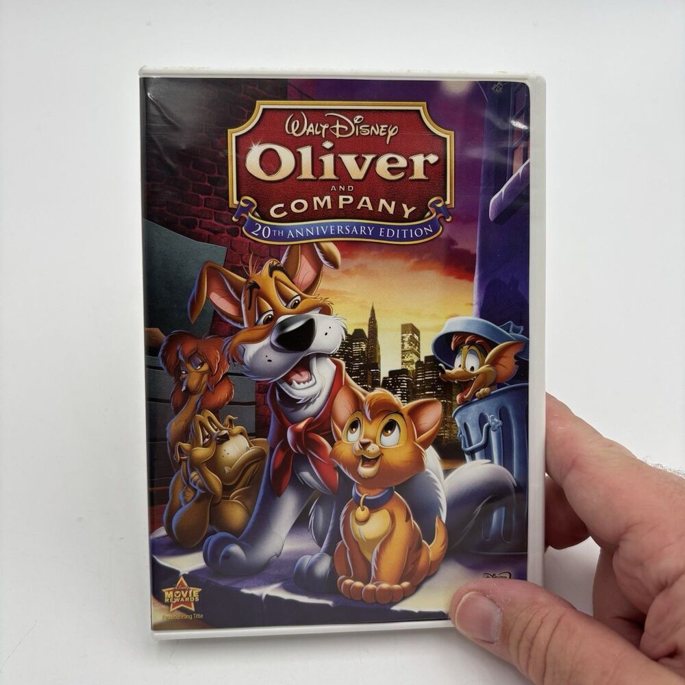 Walt Disney Oliver & Company DVD 20th Anniversary Edition 2009 Animated Movie